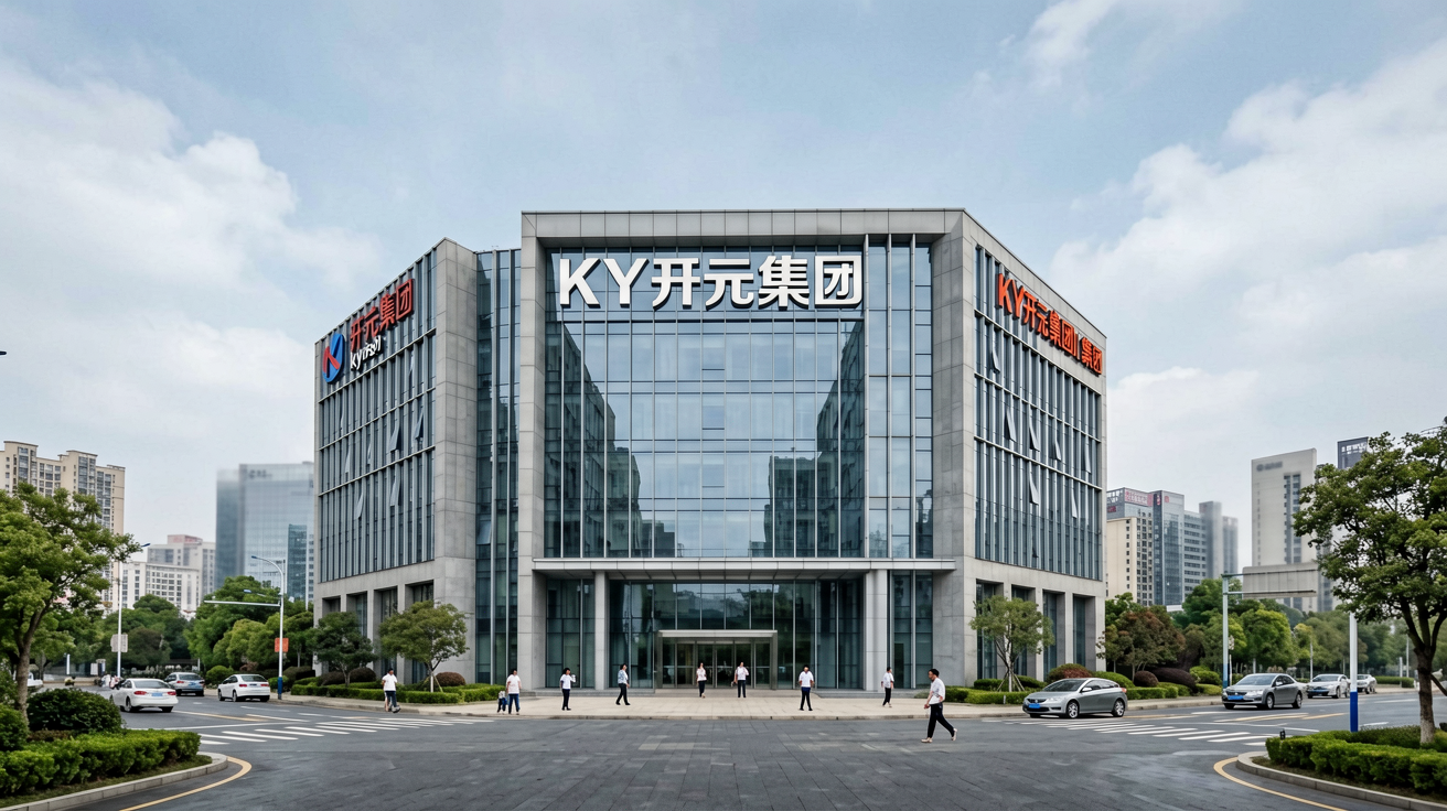 KY开元集团现代化办公大楼与企业形象