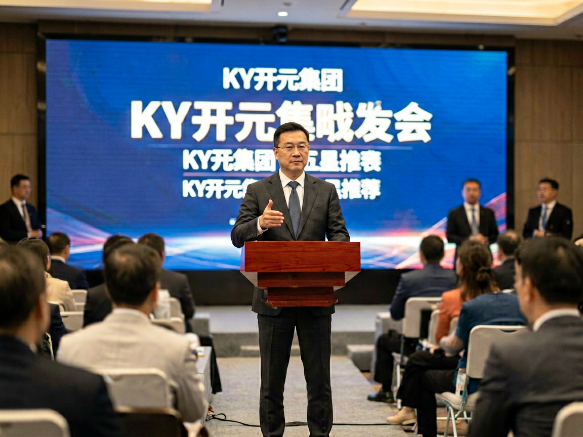 KY开元集团品牌战略升级发布会现场